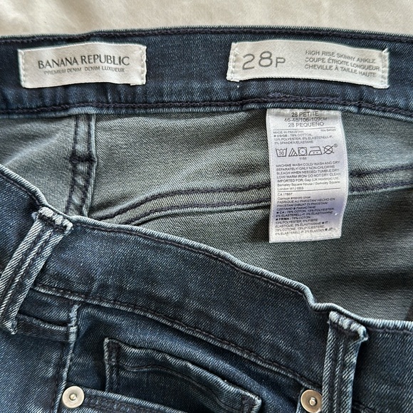 Banana Republic High Rise Skinny Ankle Jeans - Picture 6 of 6